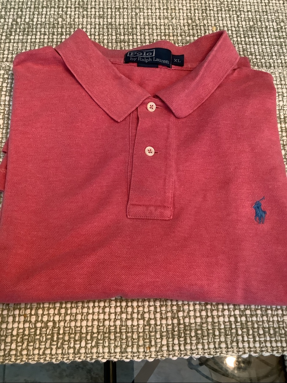 Polo Ralph Lauren Mens coral Short-Sleeve Polo